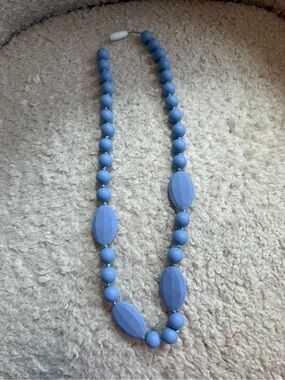 Periwinkle Silicone Beaded Necklace